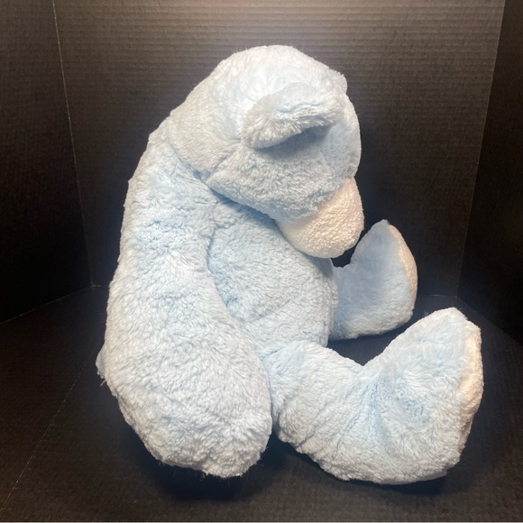 JUMBO RARE VHTF BNWT Mary Meyer Huge Blue Teddy Bear GREAT GIFT - Picture 10 of 16